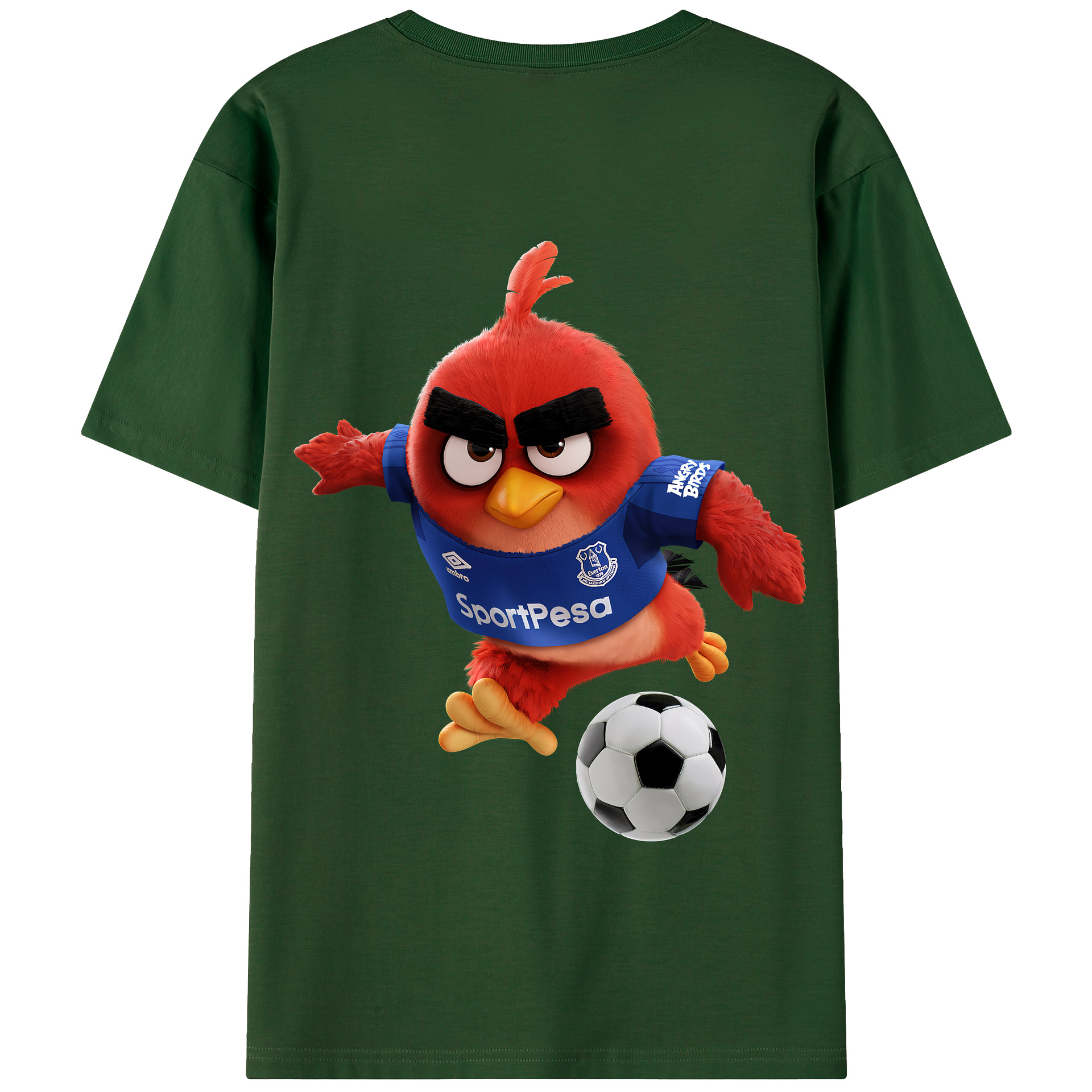 （画像用） Angry Birds アングリーバード 綿100％半袖Tシャツ（背面プリント）